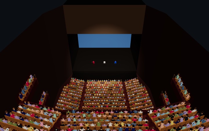충무아트센터 대극장 자체 제작 3D 미리보기