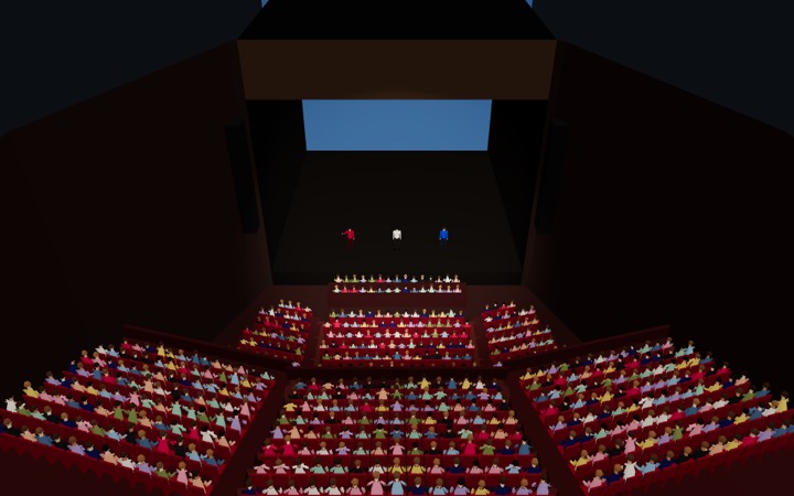 디큐브 링크아트센터 자체 제작 3D 미리보기