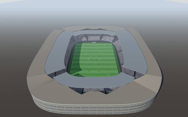 PEACE STADIUM Connected by SoftBankの独自制作3Dプレビュー