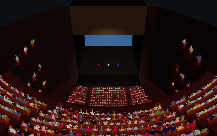 예술의전당 오페라극장 자체 제작 3D 미리보기