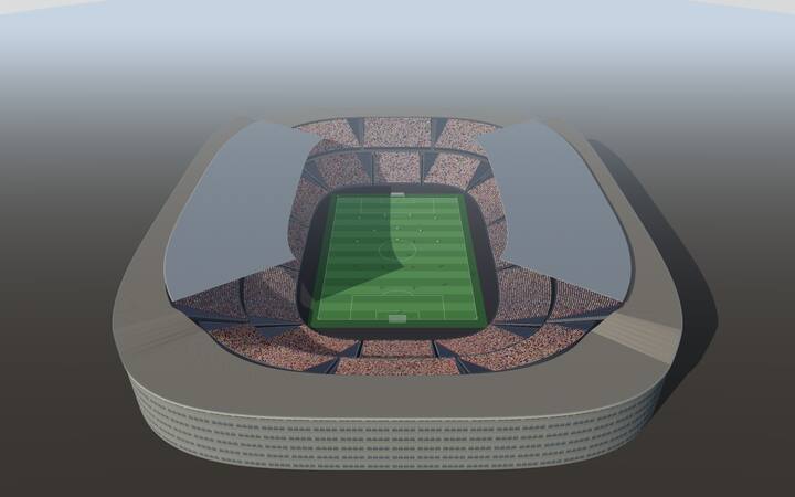 사이타마 스타디움 2002 자체 제작 3D 미리보기